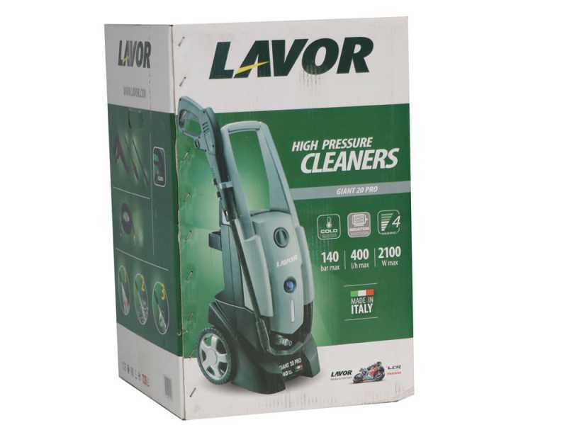 Nettoyeur haute pression LAVOR GIANT 20 PRO - &Eacute;lectrique 140 bars max