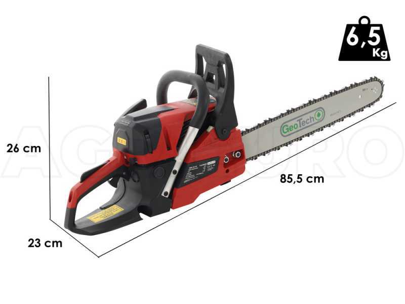 Tron&ccedil;onneuse thermique d'&eacute;lagage GeoTech GMS 45-45 - Barre de 45 cm - moteur 2 temps 45cm3