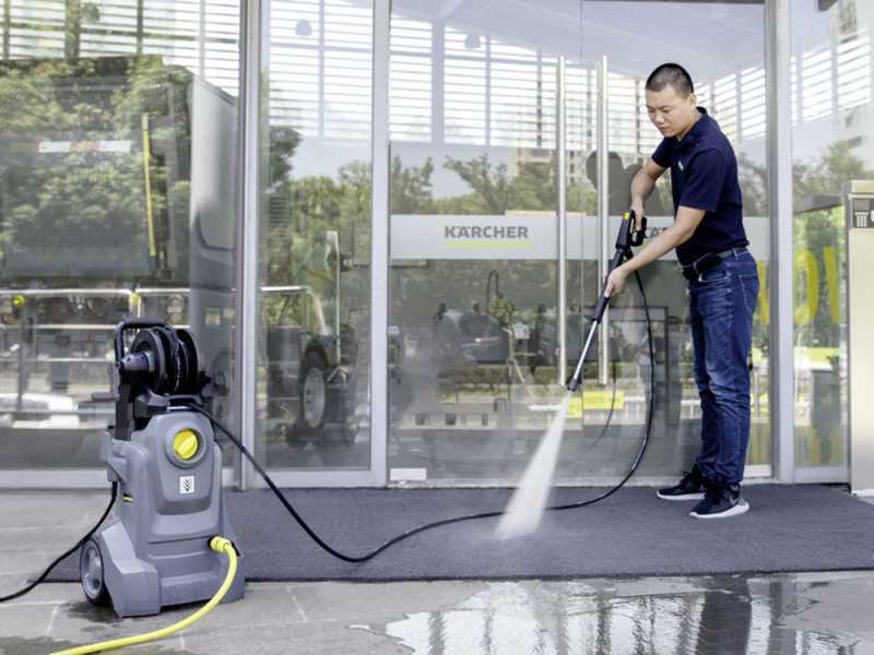 Nettoyeur haute pression &agrave; eau froide Karcher Pro HD X 4/10 Classic - Pression max 145 bars