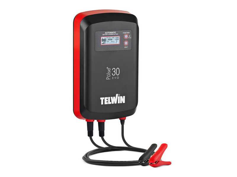 Telwin Pulse 30 Evo - Chargeur de batterie et mainteneur automatique - batteries de 6/12/24V