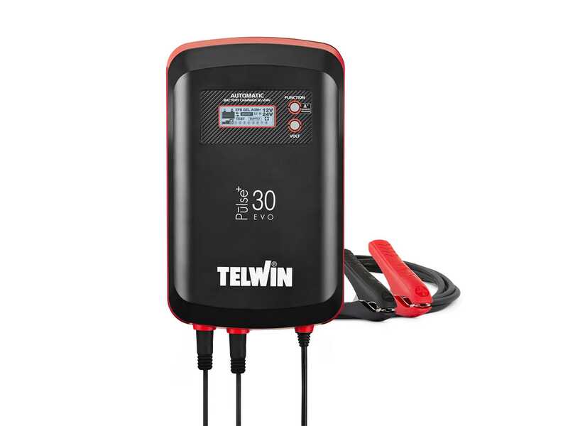 Telwin Pulse 30 Evo - Chargeur de batterie et mainteneur automatique - batteries de 6/12/24V
