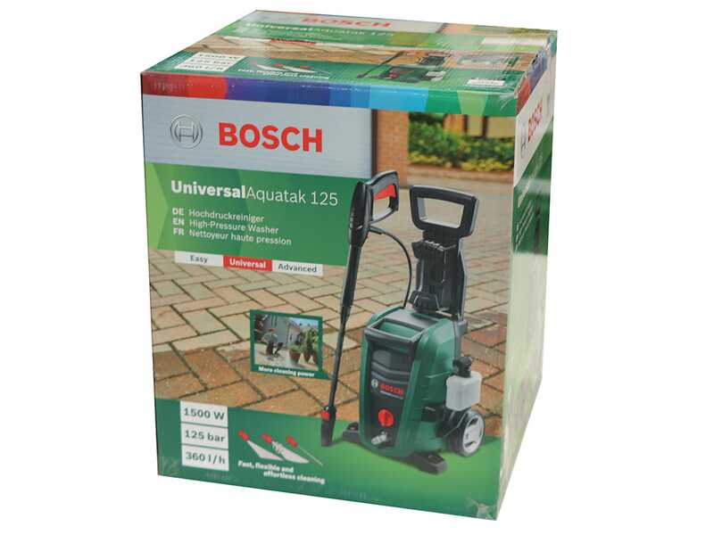 BOSCH UniversalAquatak 125 - Nettoyeur haute pression &agrave; froid - 125 bar - 360 l/h