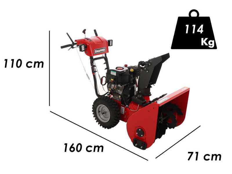 Snapper H1528ES - Fraise &agrave; neige thermique - B&amp;S 1450 Snow