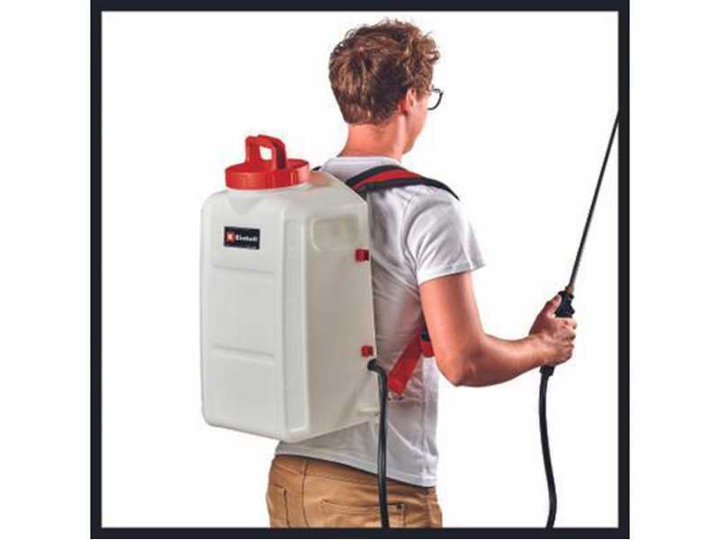Pulv&eacute;risateur &agrave; dos &agrave; batterie Einhell GE-WS 18/150 Li -18V 5.2Ah