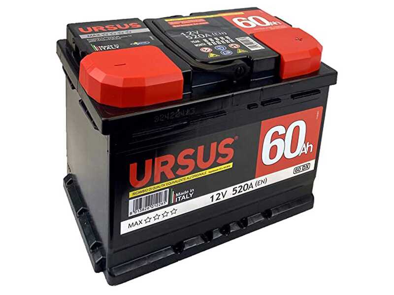 Kit complet : chariot porte batterie Geotech + batterie 60 ah + chargeur Telwin Touring 18