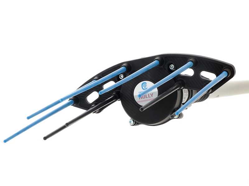 Peigne vibreur &eacute;lectrique &agrave; batterie Campagnola Nuovo Holly 58V de 185-270 cm - Batterie &agrave; dos incluse