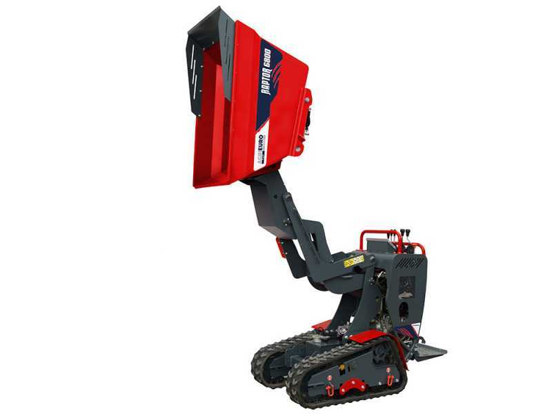 Brouette &agrave; moteur sur chenilles AgriEuro Top-Line RAPTOR 6800 HEDH - Honda GXe270