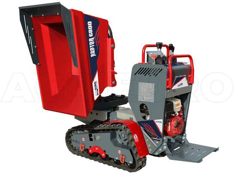 Brouette &agrave; moteur sur chenilles AgriEuro Top-Line RAPTOR 6800 HDT - Honda GX270