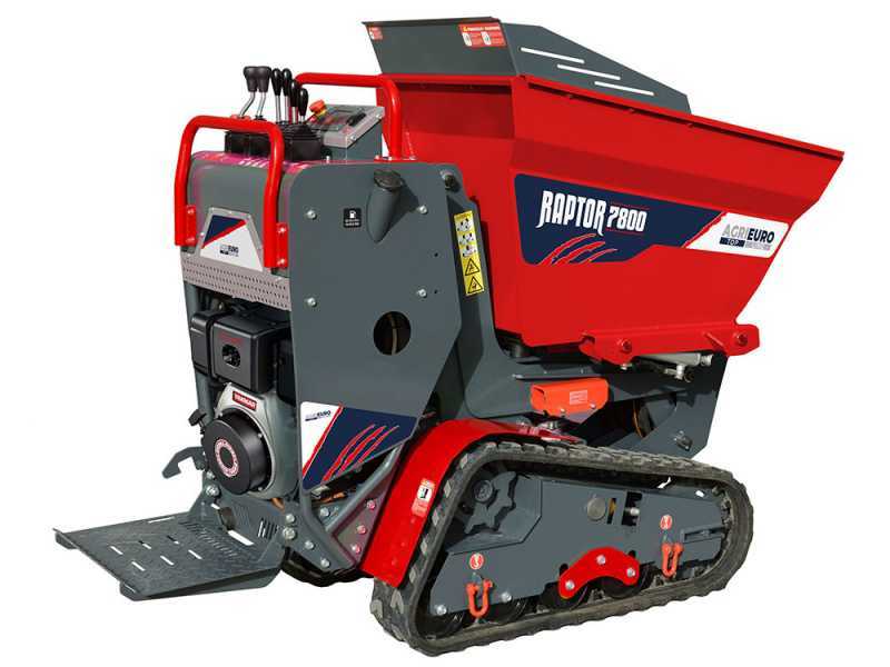 Brouette &agrave; moteur sur chenilles AgriEuro Top-Line RAPTOR 7800 YED 4.0 - Yanmar L100E