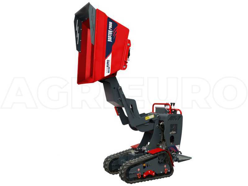 Brouette &agrave; moteur sur chenilles AgriEuro Top-Line RAPTOR 7800 HEDH 4.0 - Honda GXe390