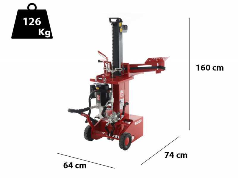Ceccato BULL SPLET10 KOMBI  - Spaltmaschine &agrave; bois hybride - Verticale - &Eacute;lectrique und &agrave; Traktor