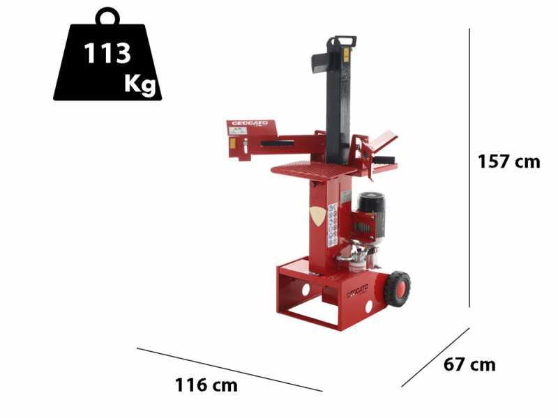 Ceccato BULL SPLE10T - Fendeuse &agrave; bois &eacute;lectrique - Verticale - 400V