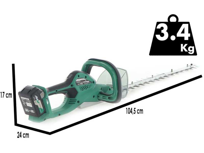 Taille-haie &agrave; batterie standard HIKOKI CH3656DA - 36V - SANS BATTERIE NI CHARGEUR
