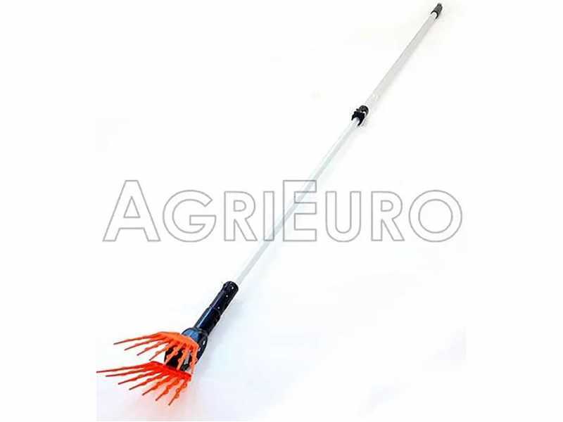Peigne vibreur &eacute;lectrique &agrave; batterie TECNOVIR OLIVIR 150-250 cm - perche t&eacute;lescopique en aluminium
