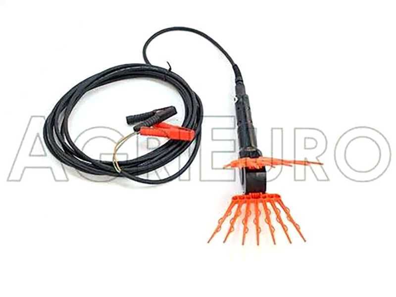 Peigne vibreur &eacute;lectrique &agrave; batterie TECNOVIR OLIVIR 120-200 cm - perche t&eacute;lescopique en aluminium