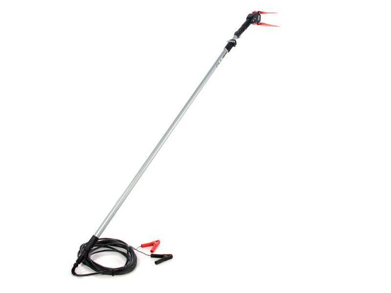 Peigne vibreur &eacute;lectrique &agrave; batterie TECNOVIR OLIVIR 185-330 cm - perche t&eacute;lescopique en aluminium