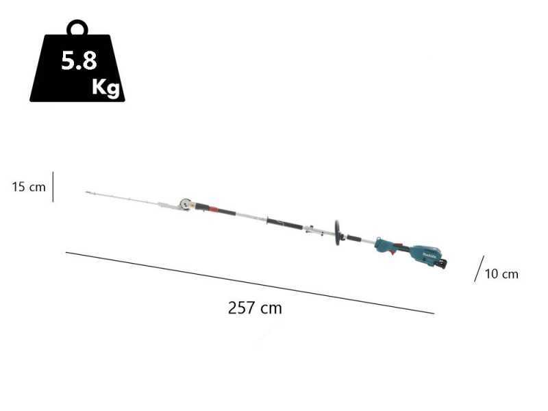 Taille-haies &agrave; batterie multifonctions Makita DUX18 - 18V 3Ah