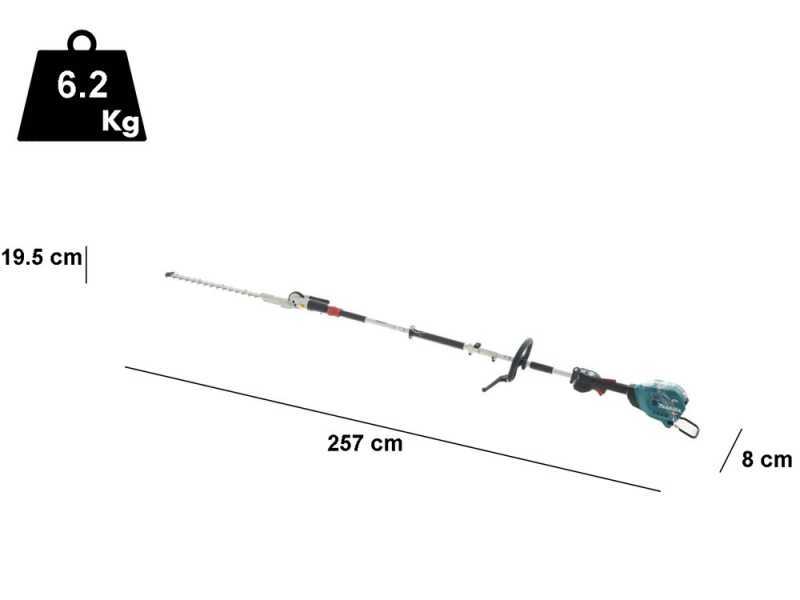 Taille-haies &agrave; batterie multifonctions Makita UX01G - 40V  2.5Ah