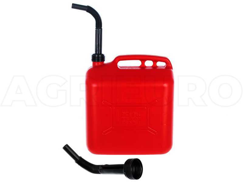 Bidon 20 L professionnel en plastique pour carburants  avec verseur flexible