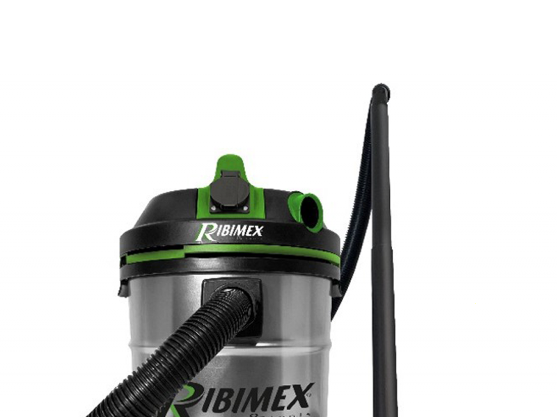 Aspirateur bidon 50 litres aspirix50 1200w inox avec prise machine outil,  PRASP51LPE au meilleur prix - RIBIMEX