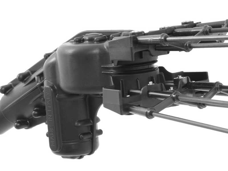 Aima Twist Plus 2.0 - Peigne vibreur &eacute;lectrique 230/330 cm &agrave; batterie de type automobile avec c&acirc;ble inclus - Perche fixe + Rallonge