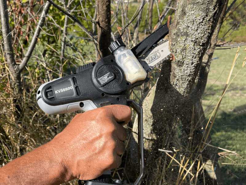 &Eacute;lagueuse &agrave; batterie manuelle Volpi KVS5500 - 14.4V 4Ah