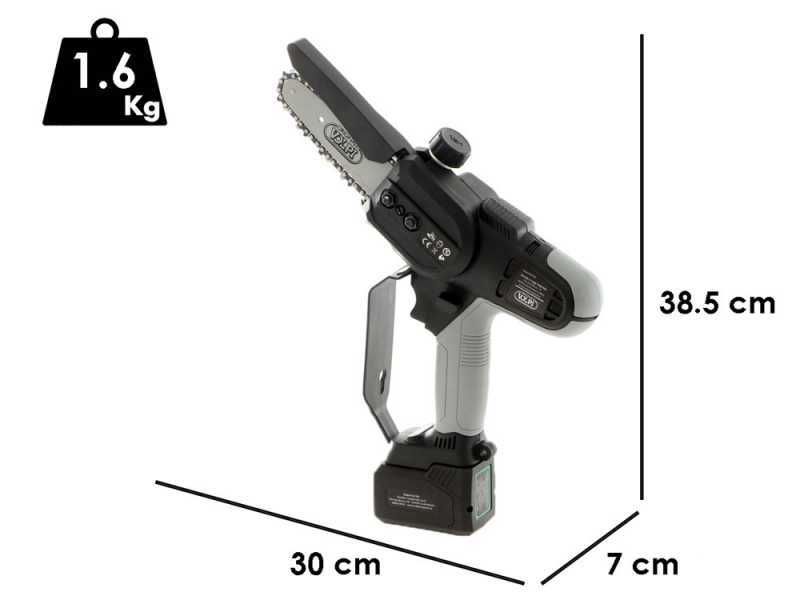 &Eacute;lagueuse &agrave; batterie manuelle Volpi KVS5500 - 14.4V 4Ah