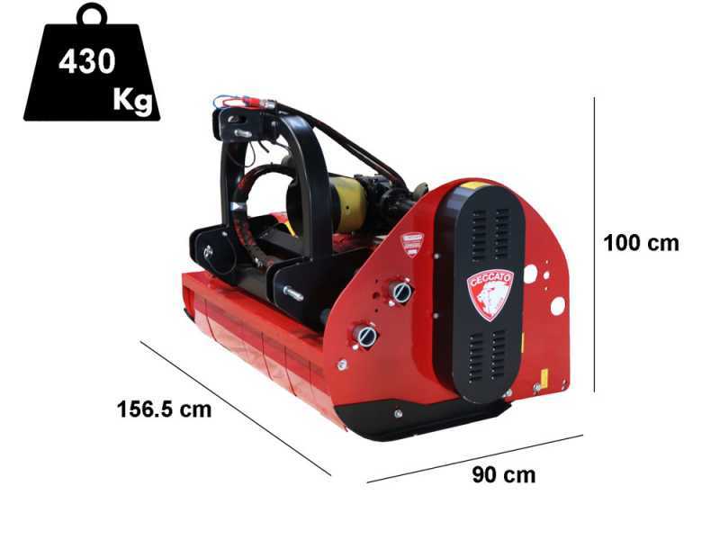 Ceccato TRINCIONE 400 4T1400ID - Broyeur pour tracteur - S&eacute;rie lourde