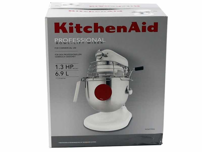 KitchenAid Professional 5KSM7990X Rouge - Batteur m&eacute;langeur plan&eacute;taire