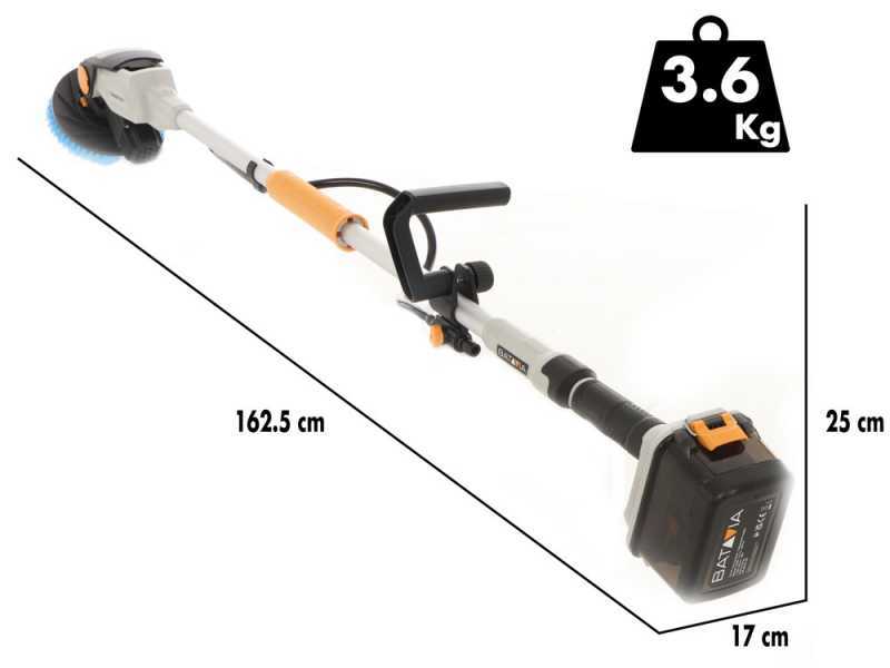 Nettoyeur de sols ext&eacute;rieurs &agrave; batterie Batavia TWIN BRUSH - 18V 2Ah