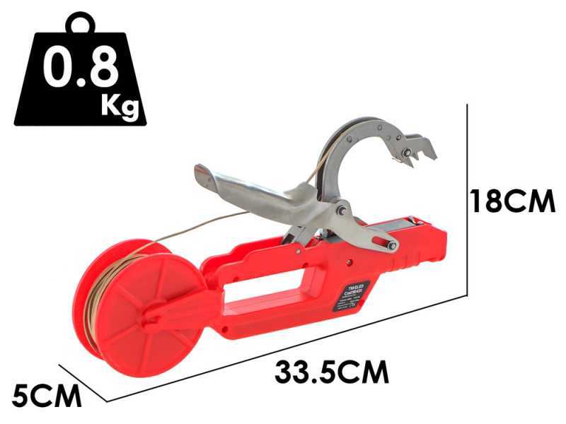 Lieuse pour vignoble &eacute;lectrique &agrave; batterie GeoTech TM-EL03 - 7.2V 2Ah