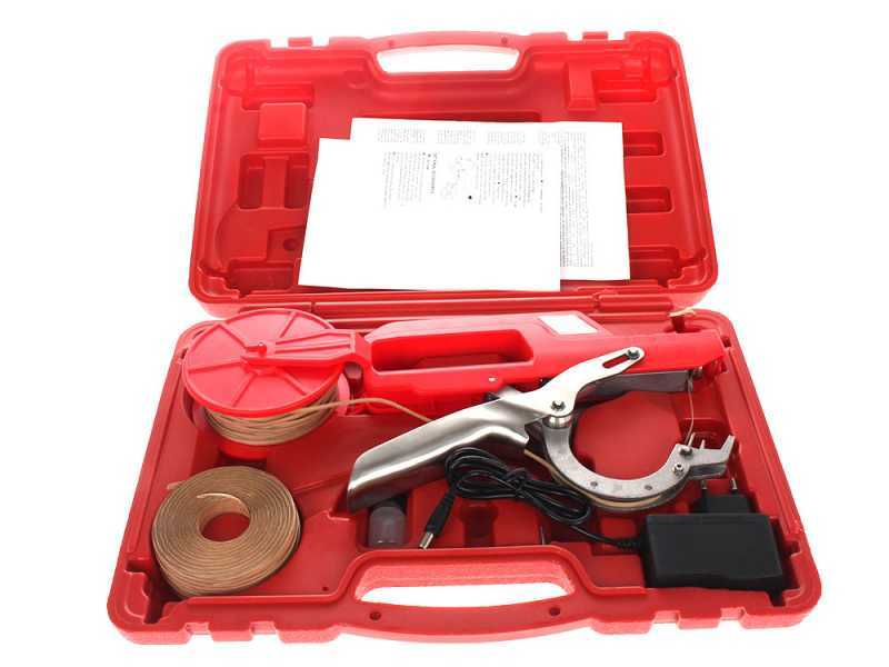 Lieuse pour vignoble &eacute;lectrique &agrave; batterie GeoTech TM-EL03 - 7.2V 2Ah