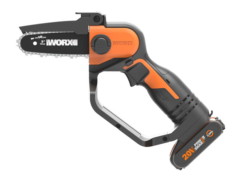 &Eacute;lagueuse manuelle &agrave; batterie Worx WG324E 20 V 2 Ah + perche de rallonge - BATTERIE SUPPL&Eacute;MENTAIRE GRATUITE