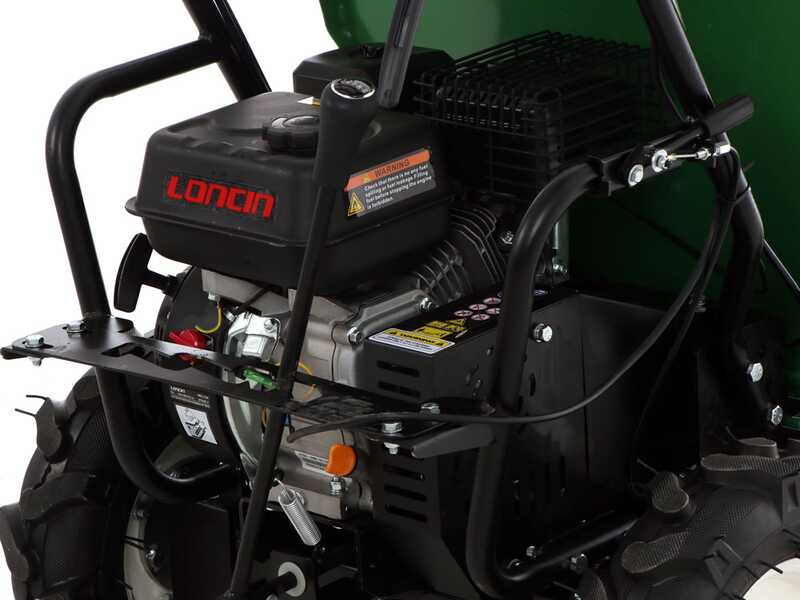 Brouette 4x4 &agrave; essence  GreenBay MiniTipper 300 L - Moteur Loncin G200F