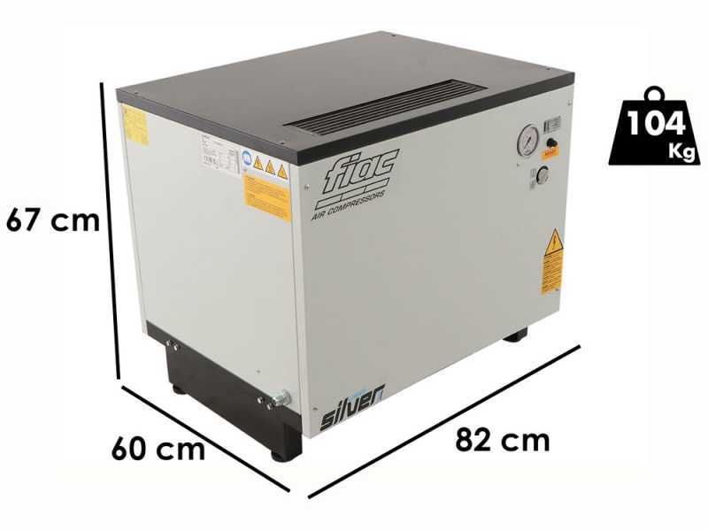 Fiac Light Silver LS 4 10 400/50 CE - Compresseur triphas&eacute; &agrave; vis silencieux - Moteur 4,5 CV
