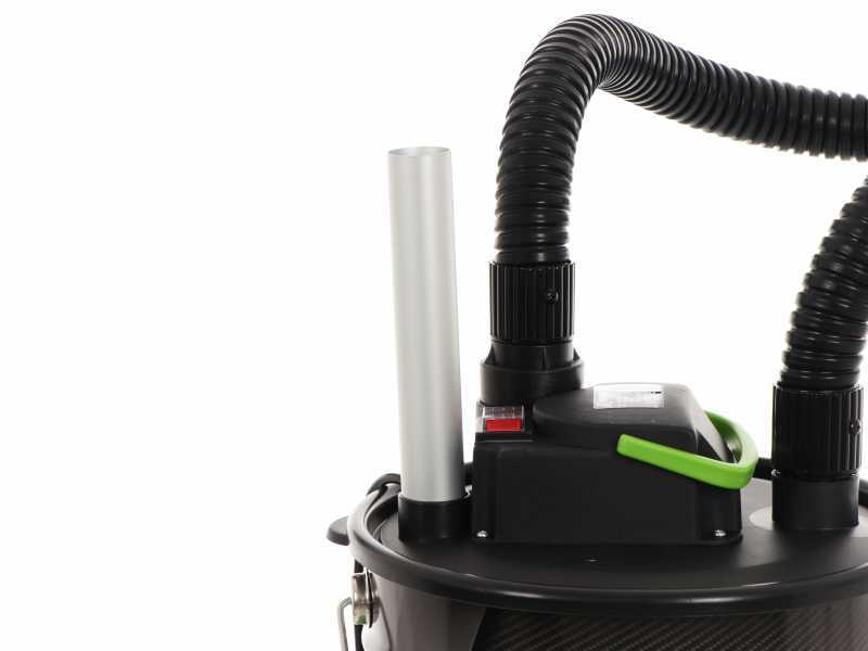 Aspirateur &agrave; cendres souffleur RIBIMEX Cenehot - Filtre m&eacute;tallique pour cendres chaudes