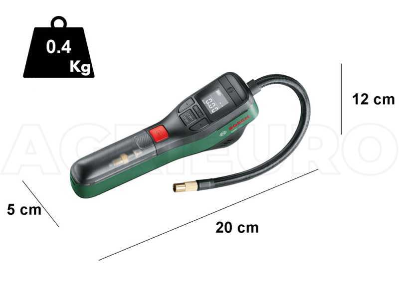 Bosch Easy Pump - Compresseur portatif &agrave; batterie - 3.6 V - 3 Ah