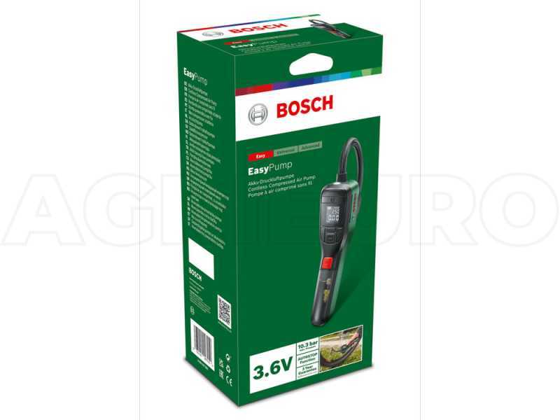 Bosch Easy Pump - Compresseur portatif &agrave; batterie - 3.6 V - 3 Ah