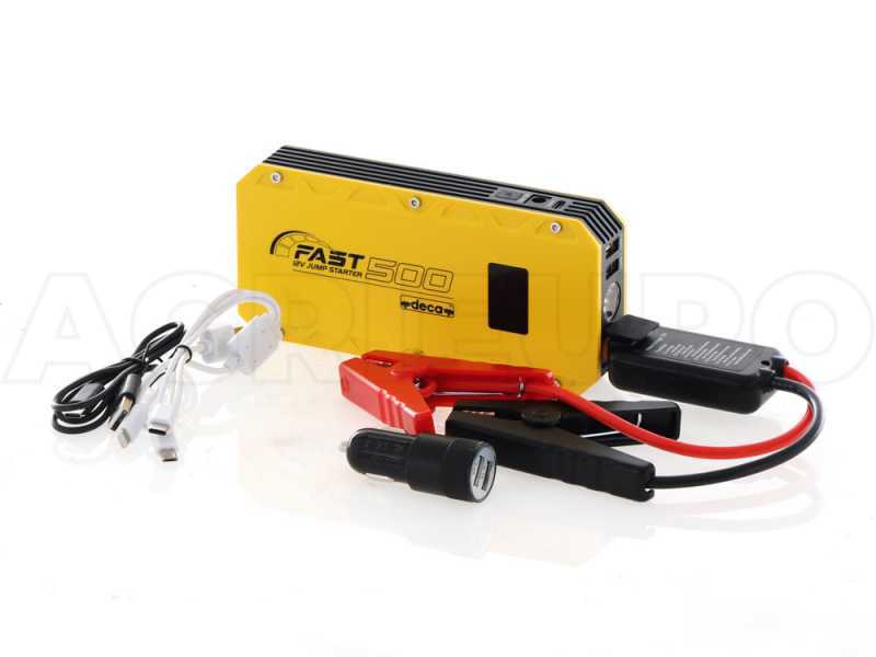 D&eacute;marreur portable multifonction et batterie externe Deca Fast 500