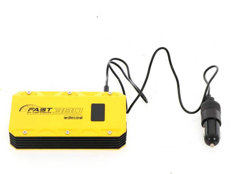 D&eacute;marreur portable multifonction et batterie externe Deca Fast 380