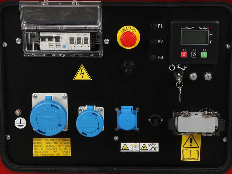 MOSA GE SX-9000 KDM - Groupe &eacute;lectrog&egrave;ne diesel insonoris&eacute; 8.3 kW - Continu 7.5 kW Monophas&eacute; - Moteur Kohler KDW702