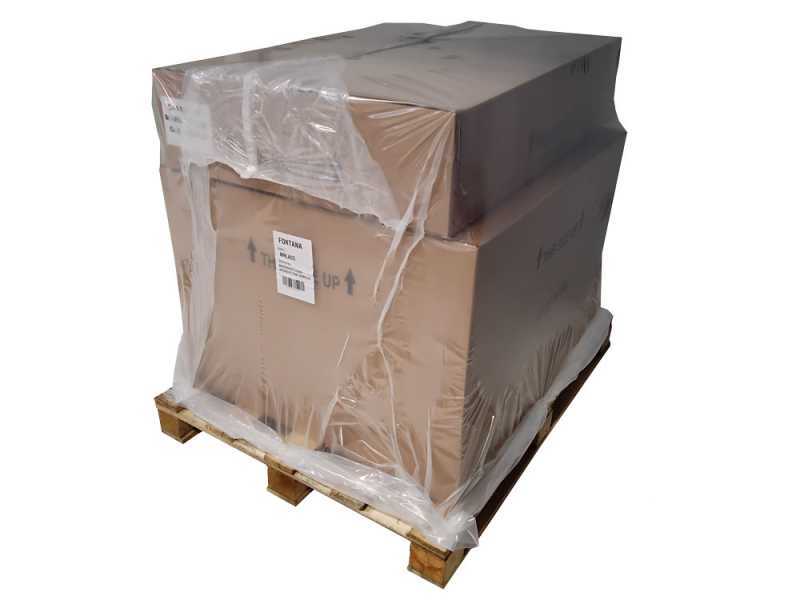 Fontana Margherita - Four &agrave; bois d'ext&eacute;rieur avec chariot - Anthracite