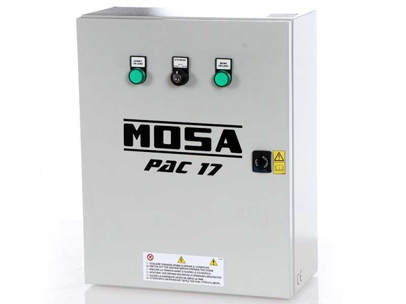 MOSA GE SX-9000 KDM - Groupe &eacute;lectrog&egrave;ne insonoris&eacute; 8.3 kW monophas&eacute; diesel - Kohler-Lombardini KDW702 - Tableau ATS inclus
