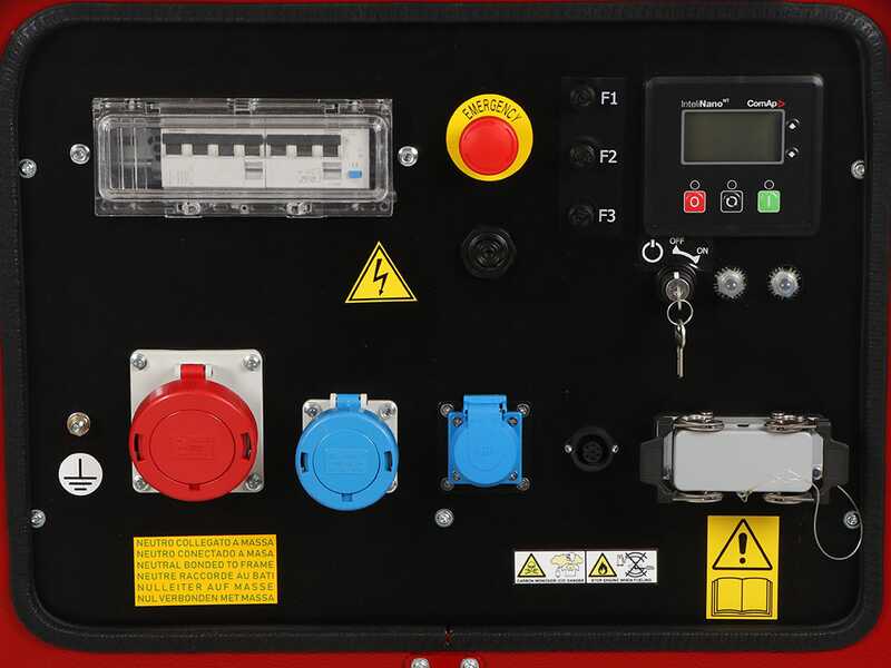 MOSA GE SX-11000 KDT - Groupe &eacute;lectrog&egrave;ne insonoris&eacute; 8.8 kW - Continu 8 kW Triphas&eacute; + ATS - Moteur Kohler KDW702
