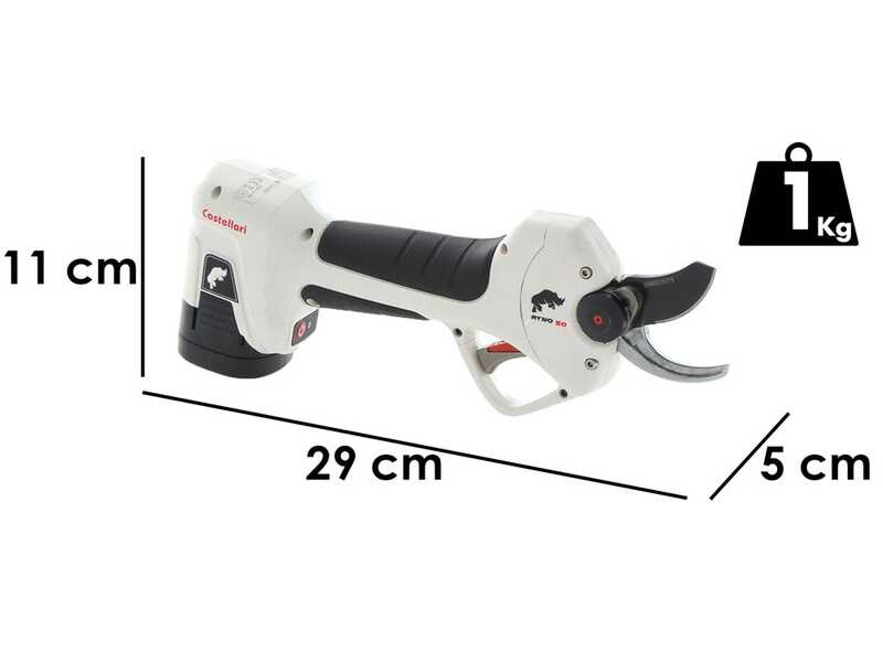 Castellari Ryno 50 - S&eacute;cateur &eacute;lectrique de taille - 2x 14,4V - 2,5 Ah