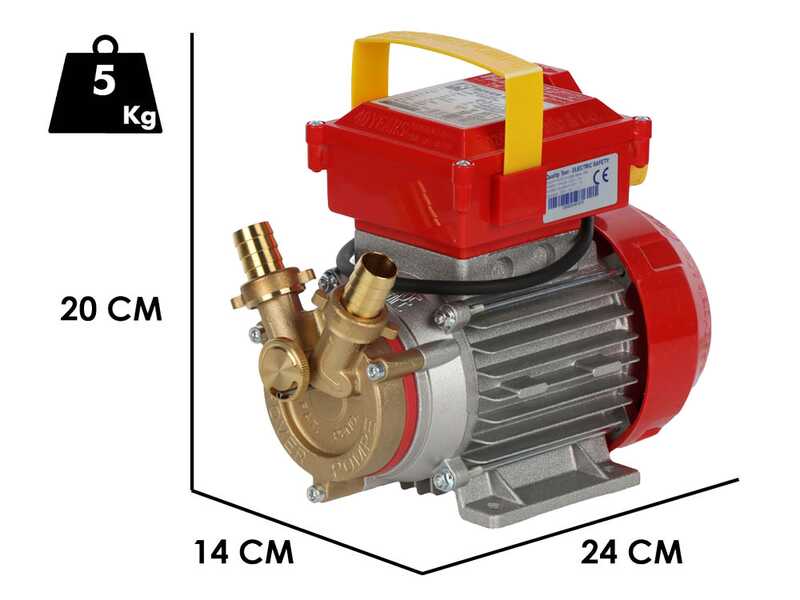 Rover 20 By-pass - Pompe &eacute;lectrique de transfert en bronze - Monophas&eacute;e - 230V