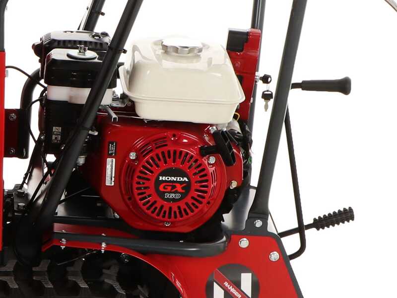 Brouette motoris&eacute;e &agrave; chenilles extensible Ranger  M370-E - Moteur Honda GX160 - D&eacute;marrage &eacute;lectrique