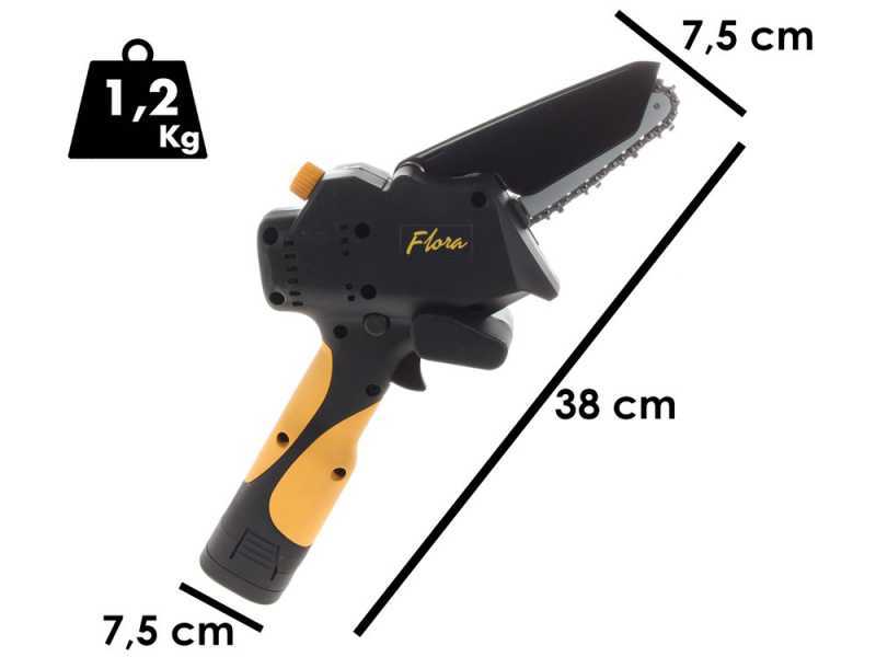 &Eacute;lagueuse &agrave; batterie manuelle Agritec Flora PCP100A - 2x 14,4V 2,6Ah