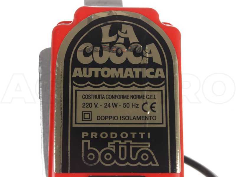 Chaudron &agrave; polenta en cuivre &eacute;lectrique martel&eacute; NuovaFac Cuoca Automatica base plate 9L - 24W