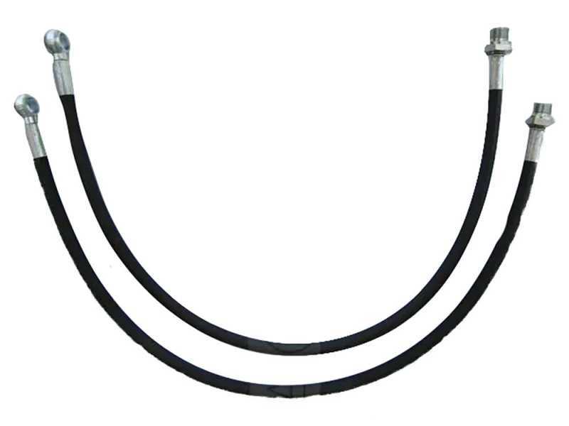 Paire de tuyaux hydrauliques pour piston de troisi&egrave;me point hydraulique pour tracteur agricole